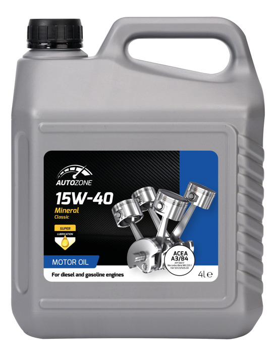 Motorolja Mineral 15W-40 4 L Autozone